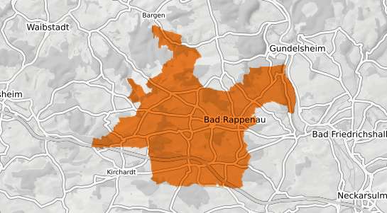 Mietspiegelkarte Bad Rappenau